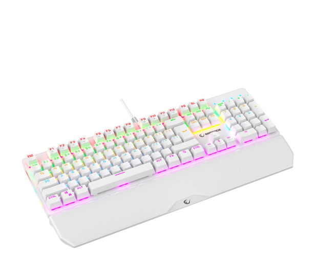 Rampage KB-R86 UMBRA Blue Switch Biała - 1500406 - zdjęcie 4